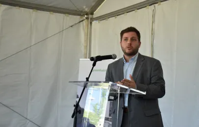 El consejero de Fomento, Nacho Hernando